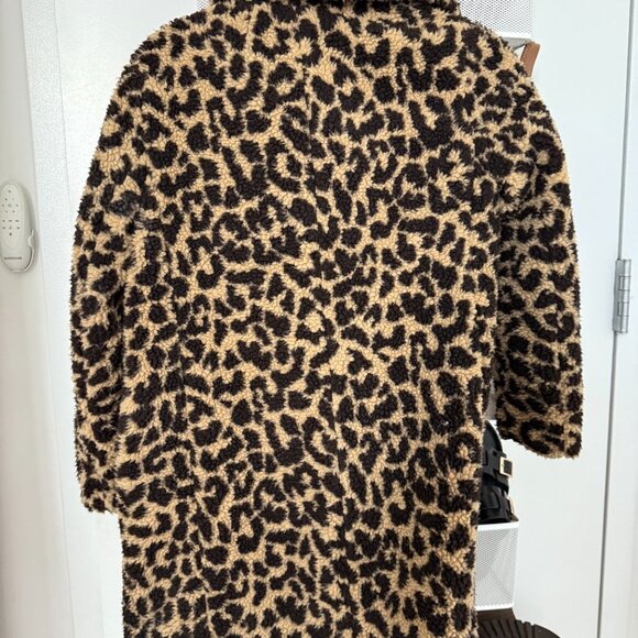 J. Crew Leopard Teddy Jacket leopard print - Picture 5 of 5
